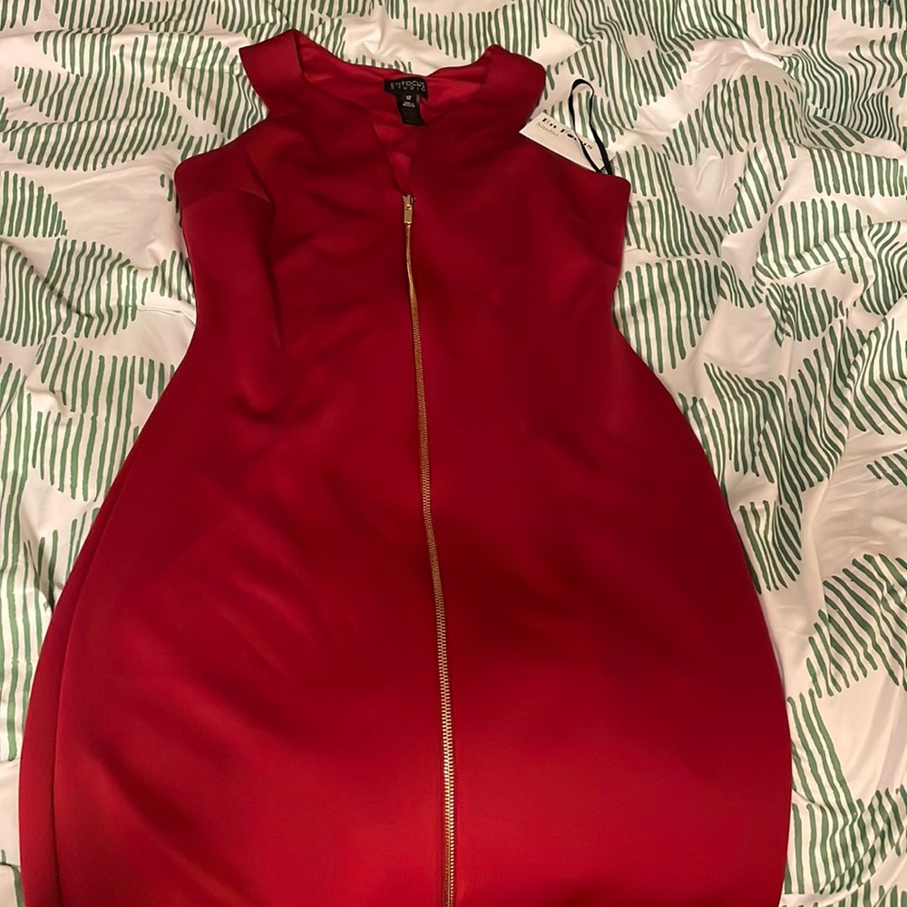 Lady in red